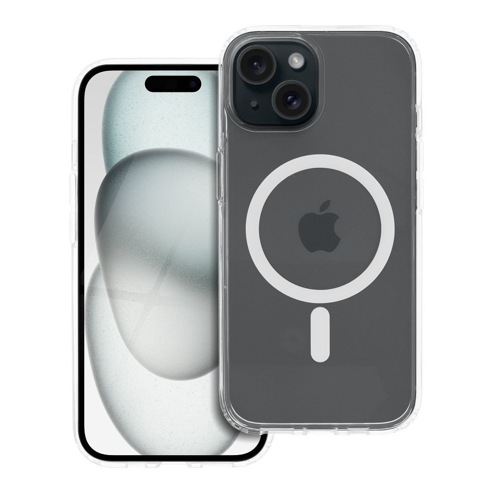 Case for iPhone 15 Forcell F-Protect Clear Hybrid Premium compatible with Magsafe transparent | Tech A Break