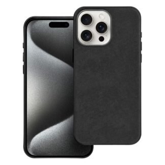 Case for iPhone 15 PRO MAX Woven Mag Cover compatible with MagSafe black | Tech A Break