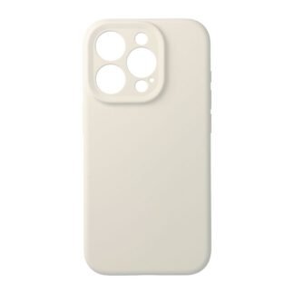 Case for iPhone 15 PRO Forcell F-Protect Rubber Premium compatible with MagSafe antique white | Tech A Break