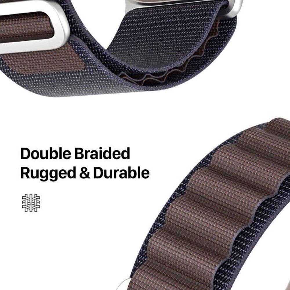 DUX DUCIS strap GS nylon for Apple Watch 42 / 44 / 45 / 49 mm indigo | Tech A Break