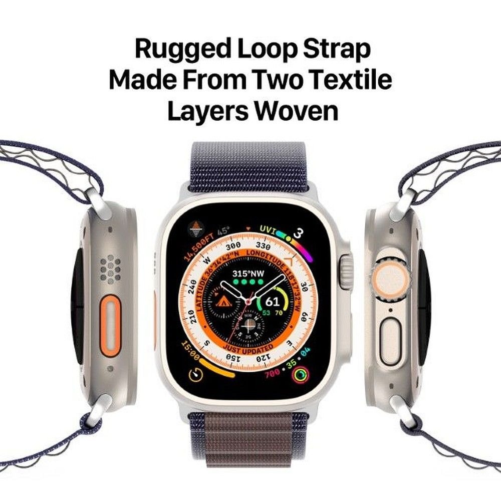 DUX DUCIS strap GS nylon for Apple Watch 42 / 44 / 45 / 49 mm indigo | Tech A Break