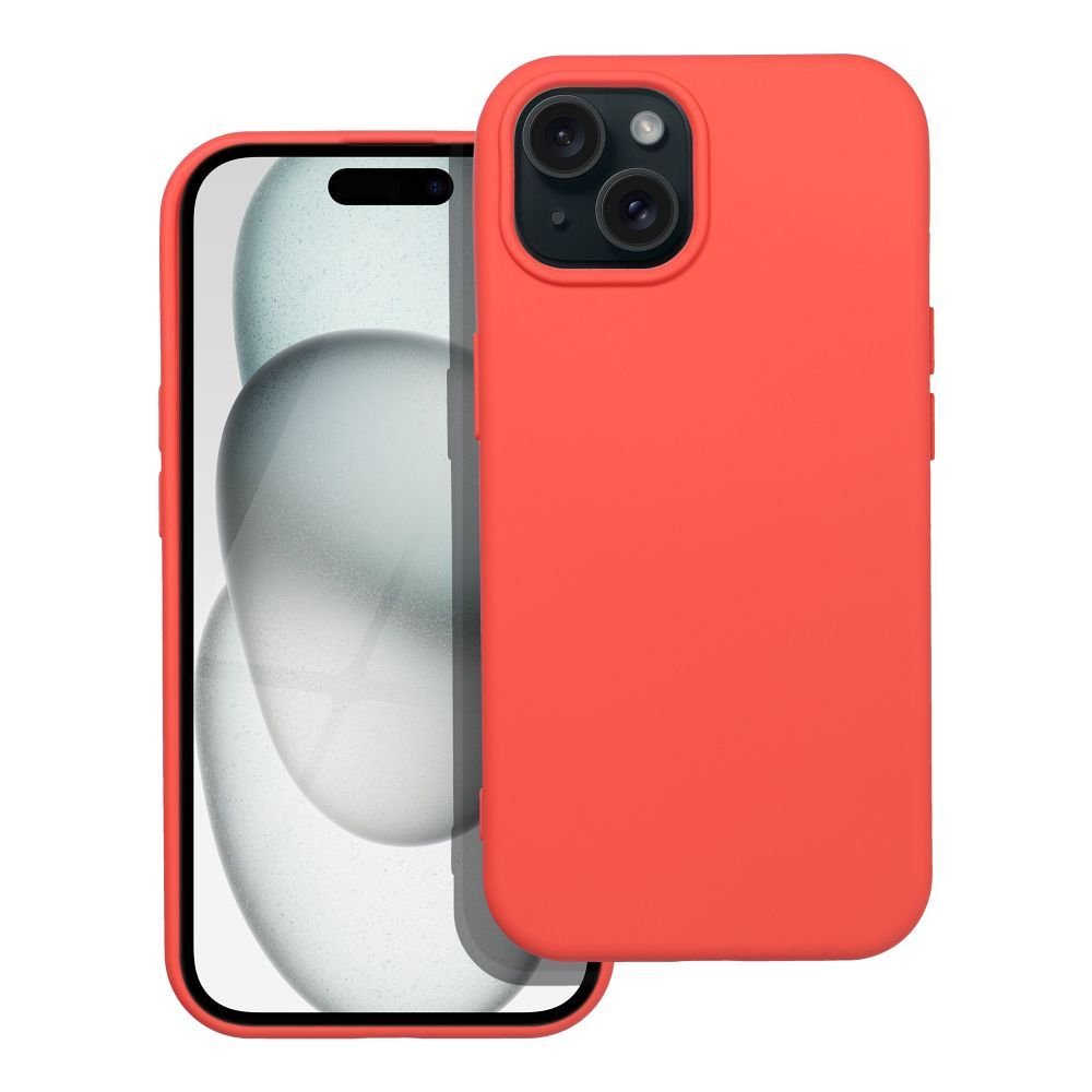 SILICONE case for IPHONE 15 peach | Tech A Break