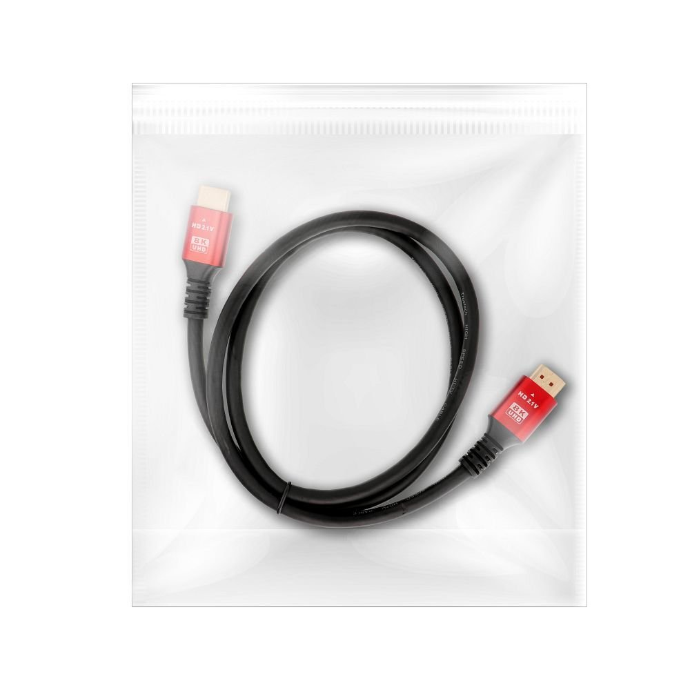 Cable HDMI 2.1 8K 60Hz / 4K 120Hz – Ultra High Speed, HDR, eARC, VRR, 48Gbps 1 m black | Tech A Break