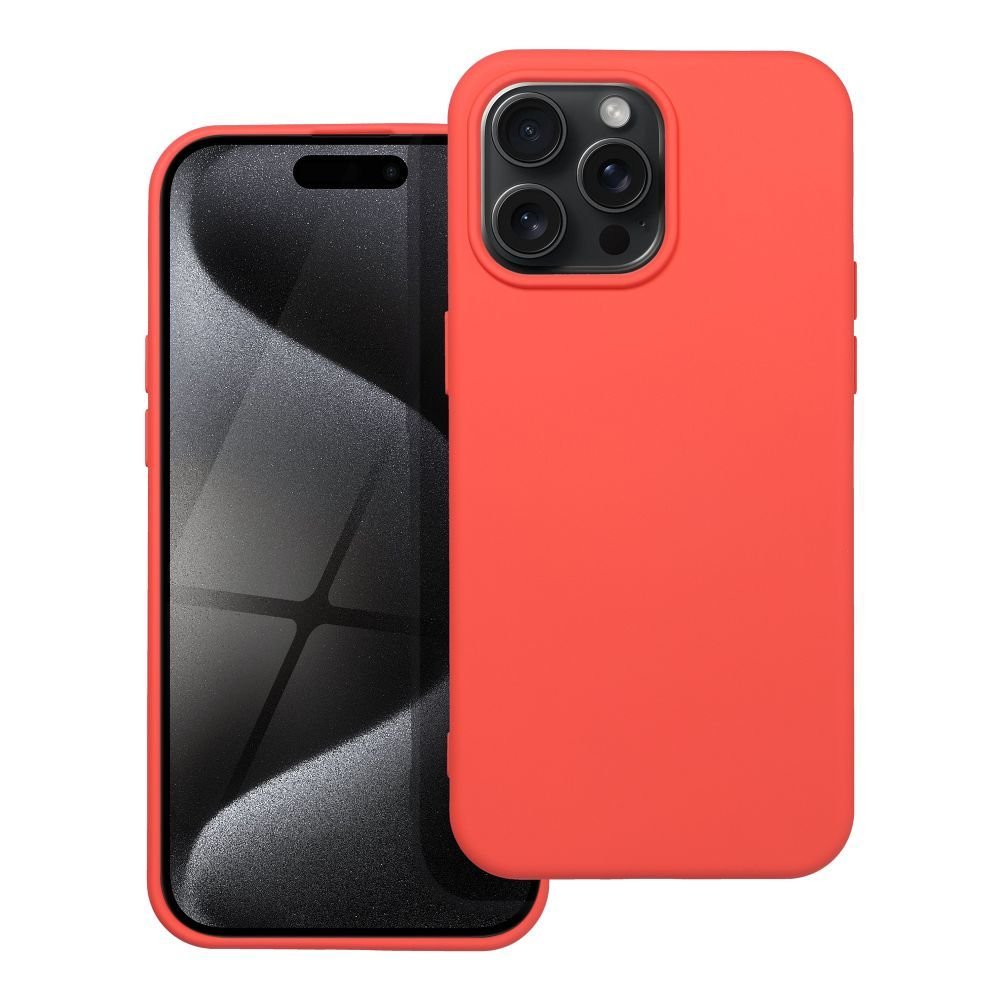 Case for iPhone 15 PRO MAX Silicone peach | Tech A Break