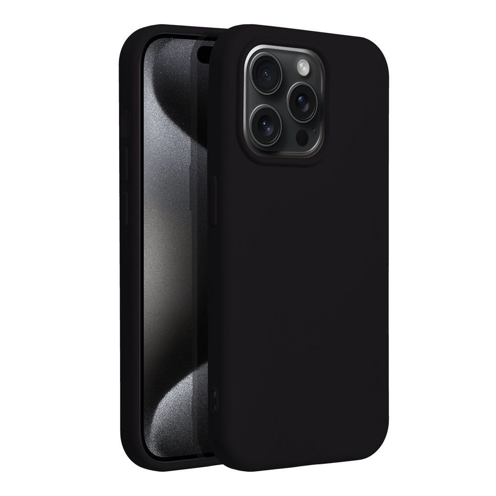 SILICONE case for IPHONE 15 Pro black | Tech A Break