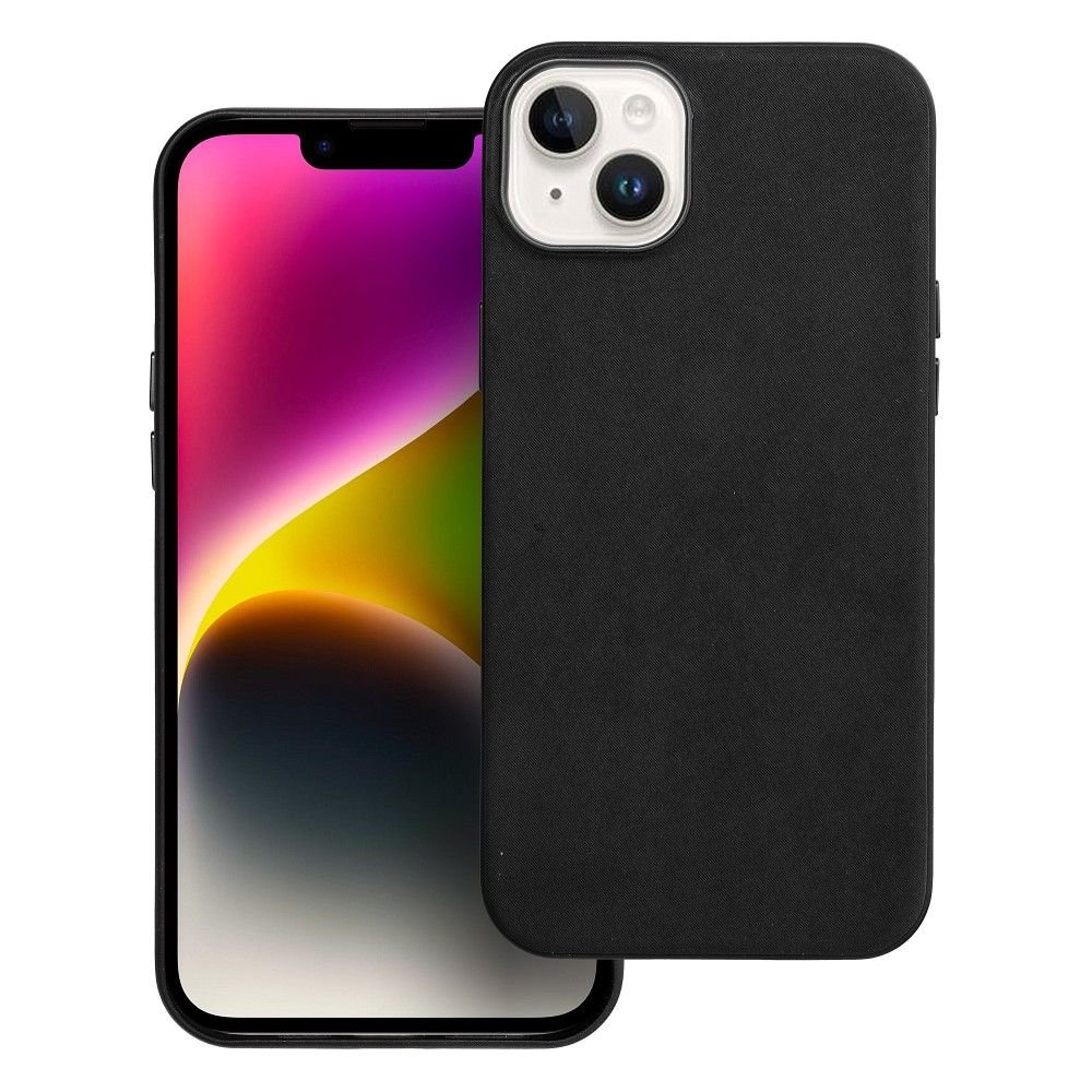 Case for iPhone 14 PLUS Woven Mag Cover compatible with MagSafe black | Tech A Break