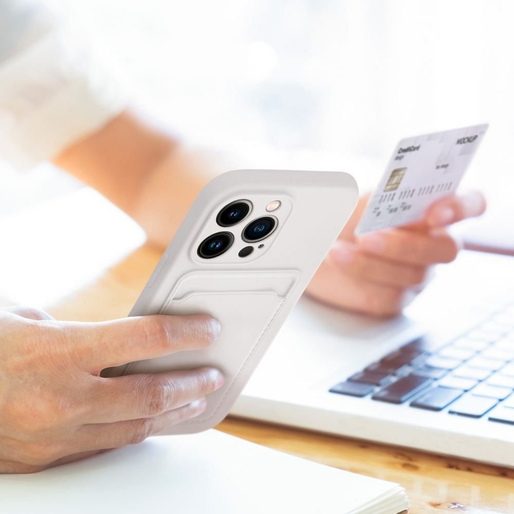 Case for iPhone 16 PRO MAX Card Case white | Tech A Break