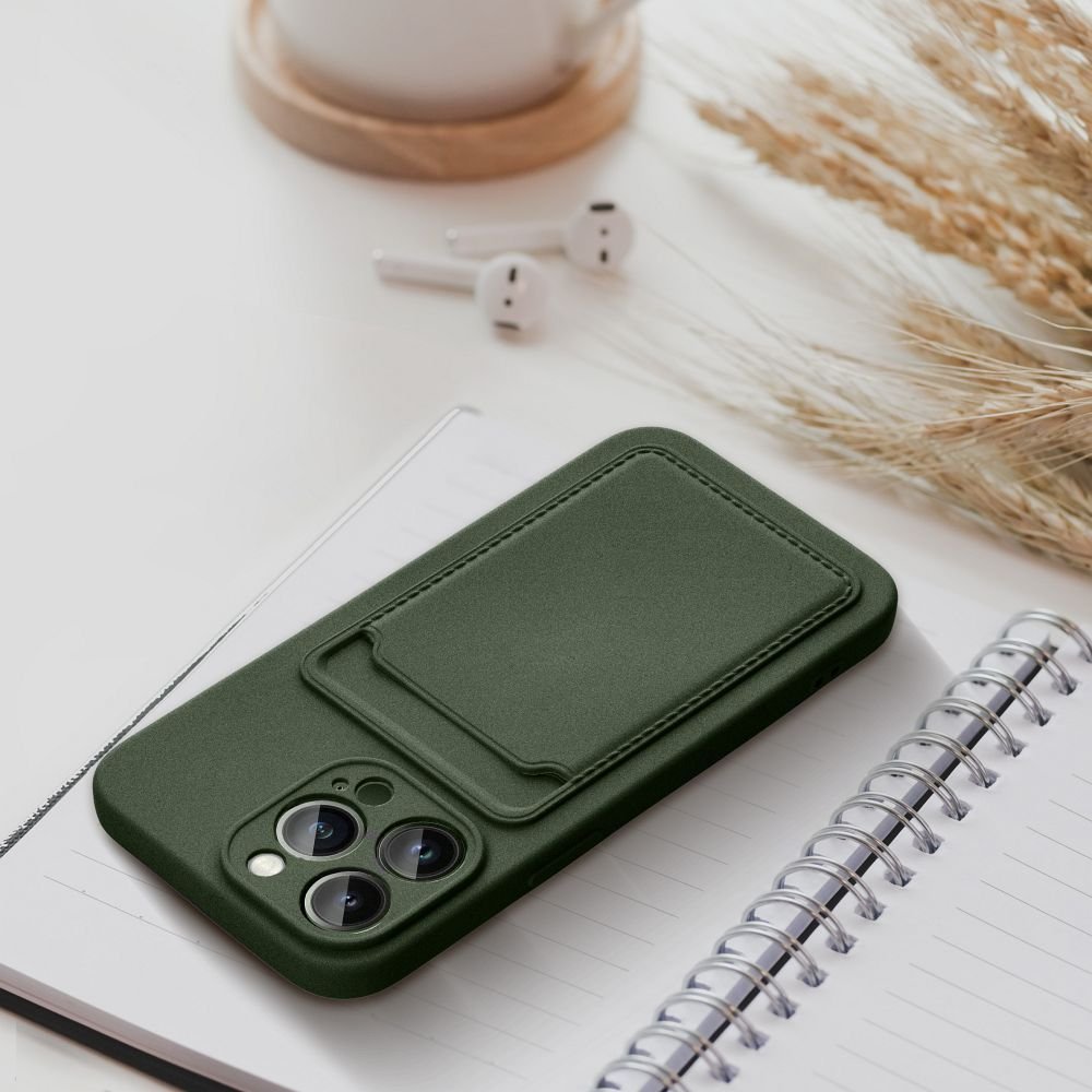 Case for iPhone 16 PRO MAX Card Case zielony | Tech A Break