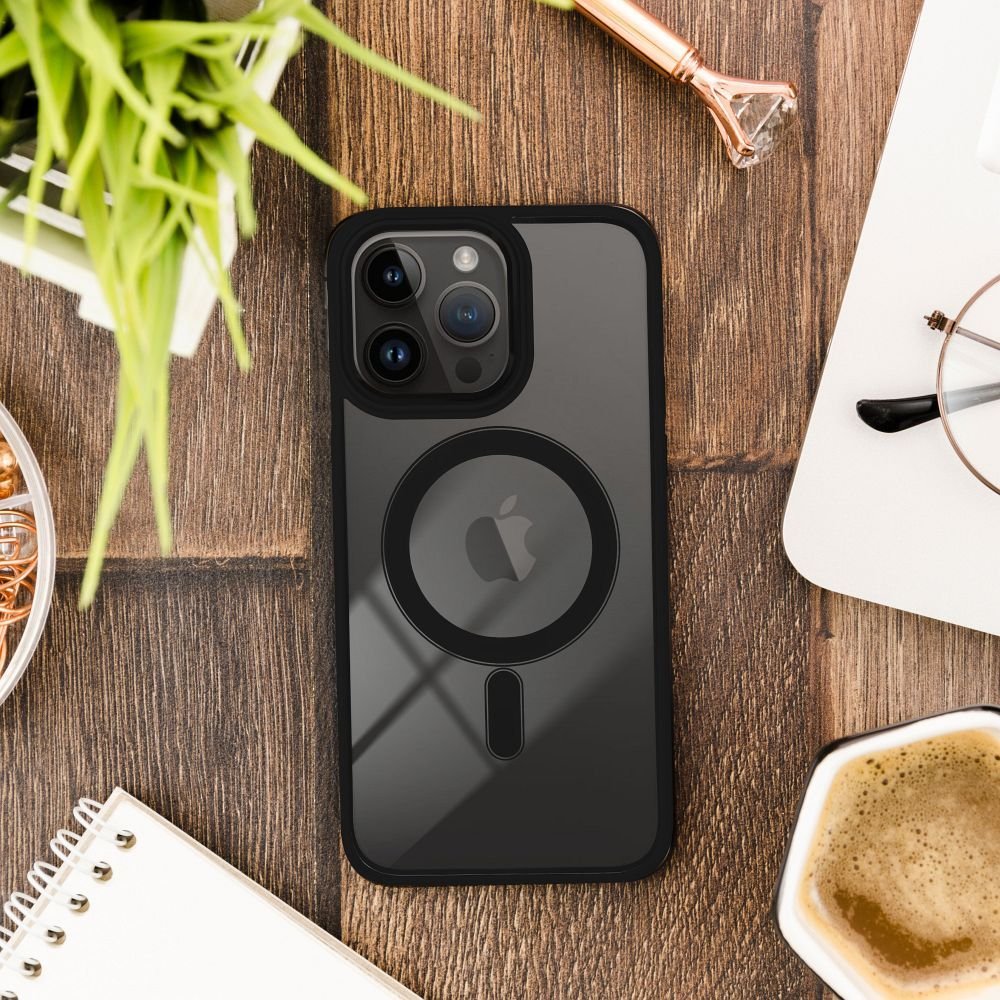 Case for iPhone 14 Color Edge Mag Cover compatible with MagSafe black | Tech A Break