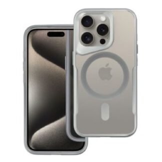 ERGOFIT NEWZONE case compatible with MagSafe for IPHONE 15 PRO silver | Tech A Break