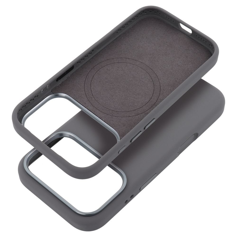 Case for iPhone 17 PRO MAX Forcell F-Protect Frame Premium compatible with Magsafe gray | Tech A Break