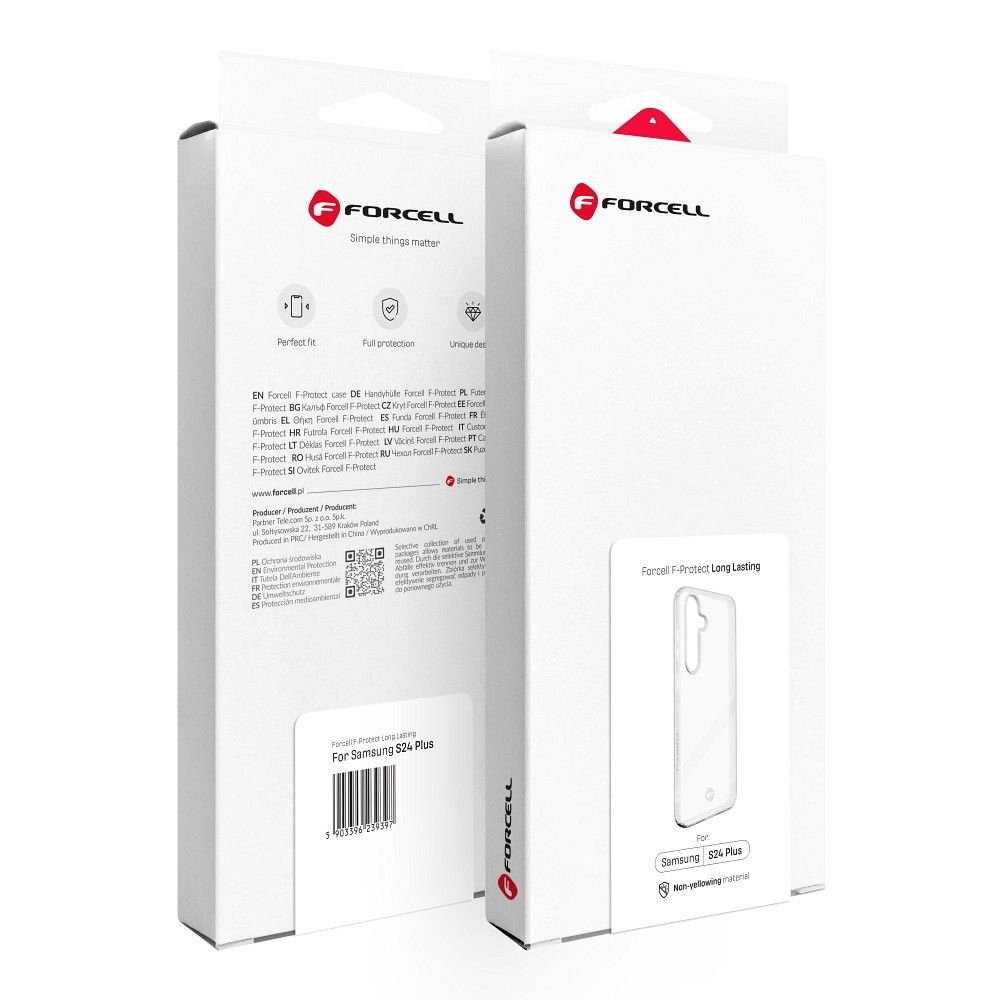 Case for Samsung S24 PLUS Forcell F-Protect Long Lasting transparent | Tech A Break