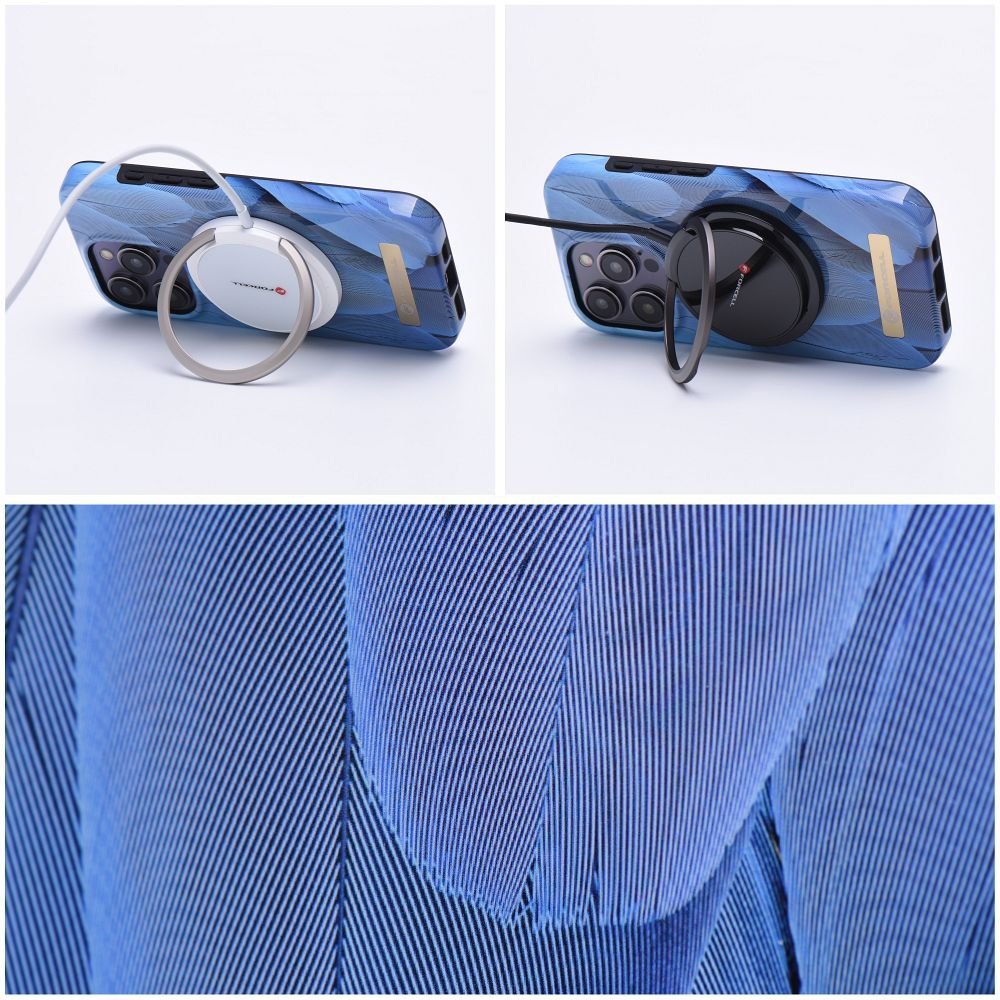 Case for iPhone 15 PRO MAX Forcell F-Protect Mirage compatible with Magsafe blue bird | Tech A Break