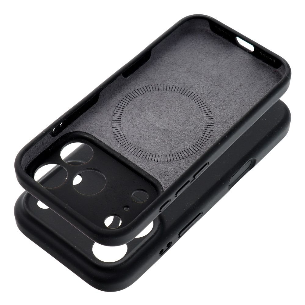 Case for iPhone 16 PRO Forcell F-Protect Rubber Premium compatible with MagSafe black | Tech A Break