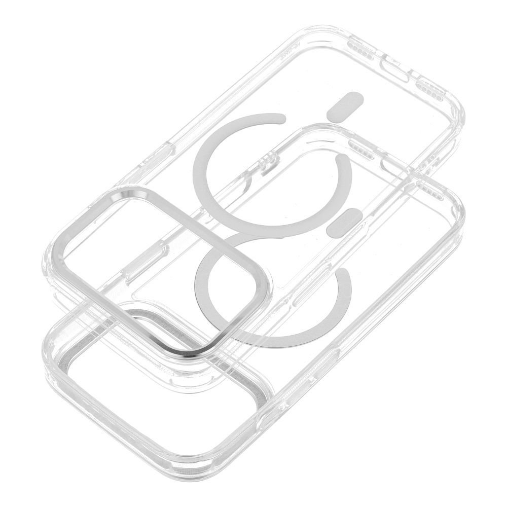 Case for IPHONE 17 Pro FRAME CLEAR HYBRID MAG COVER compatible with MagSafe transparent | Tech A Break