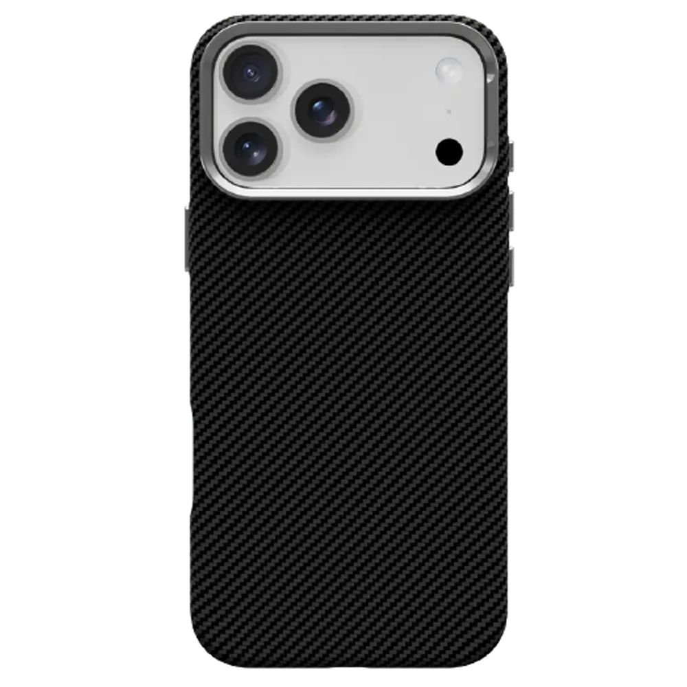 Case for iPhone 17 Kevlar compatible with MagSafe black | Tech A Break