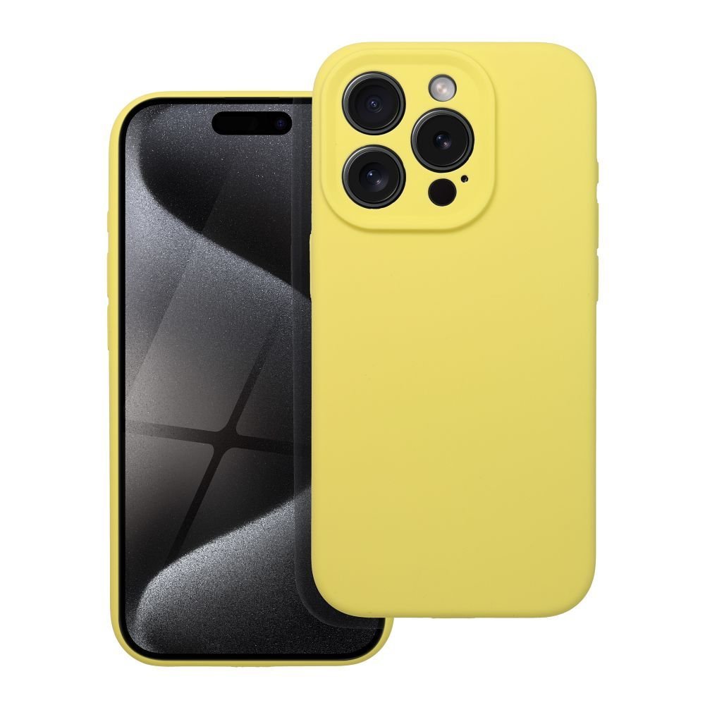 Case for iPhone 16 PRO Silicone 2mm yellow | Tech A Break