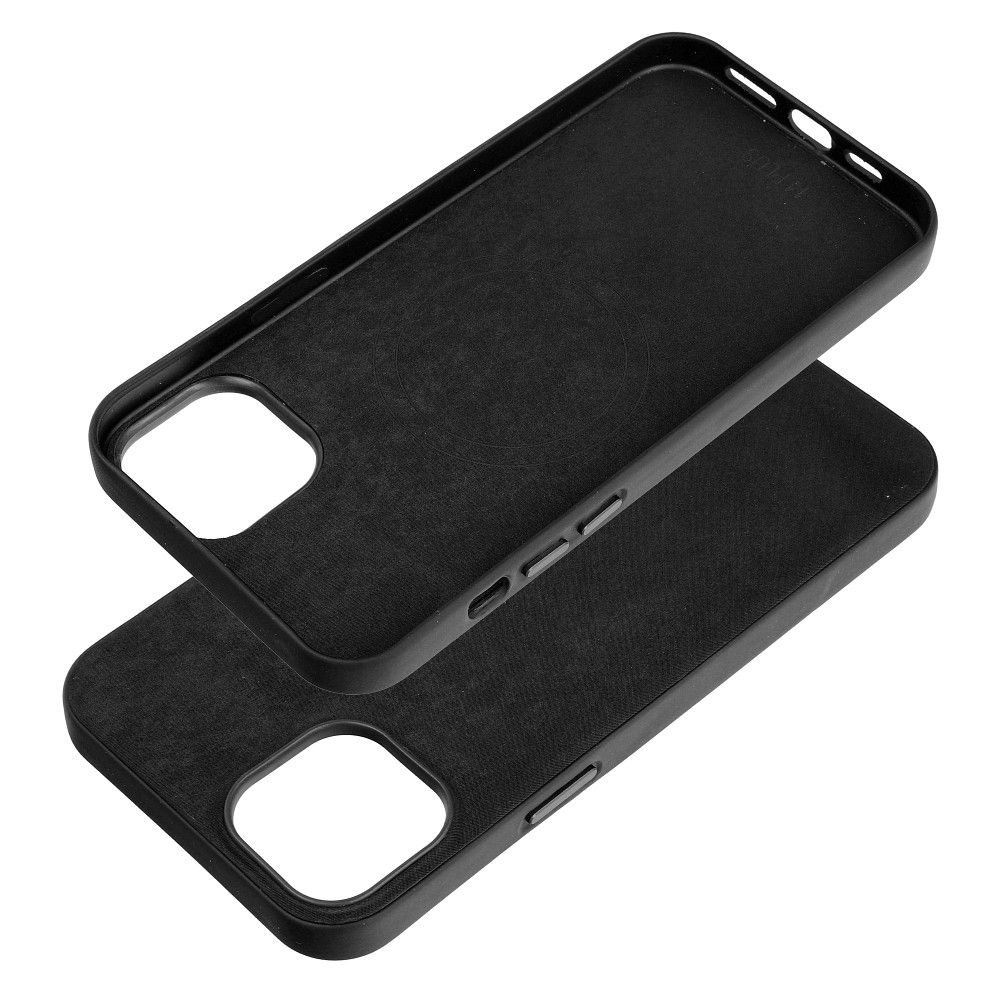 Case for iPhone 14 PLUS Woven Mag Cover compatible with MagSafe black | Tech A Break