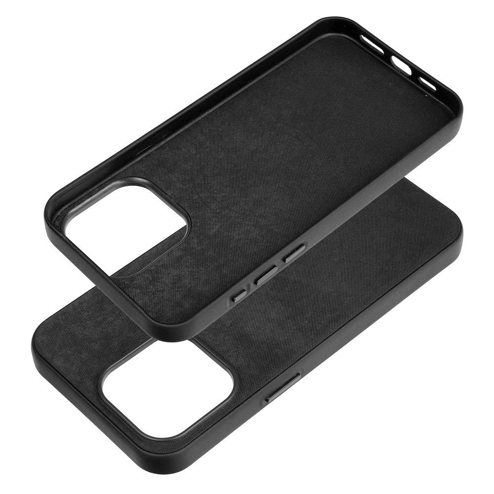 Case for iPhone 15 PRO MAX Woven Mag Cover compatible with MagSafe black | Tech A Break