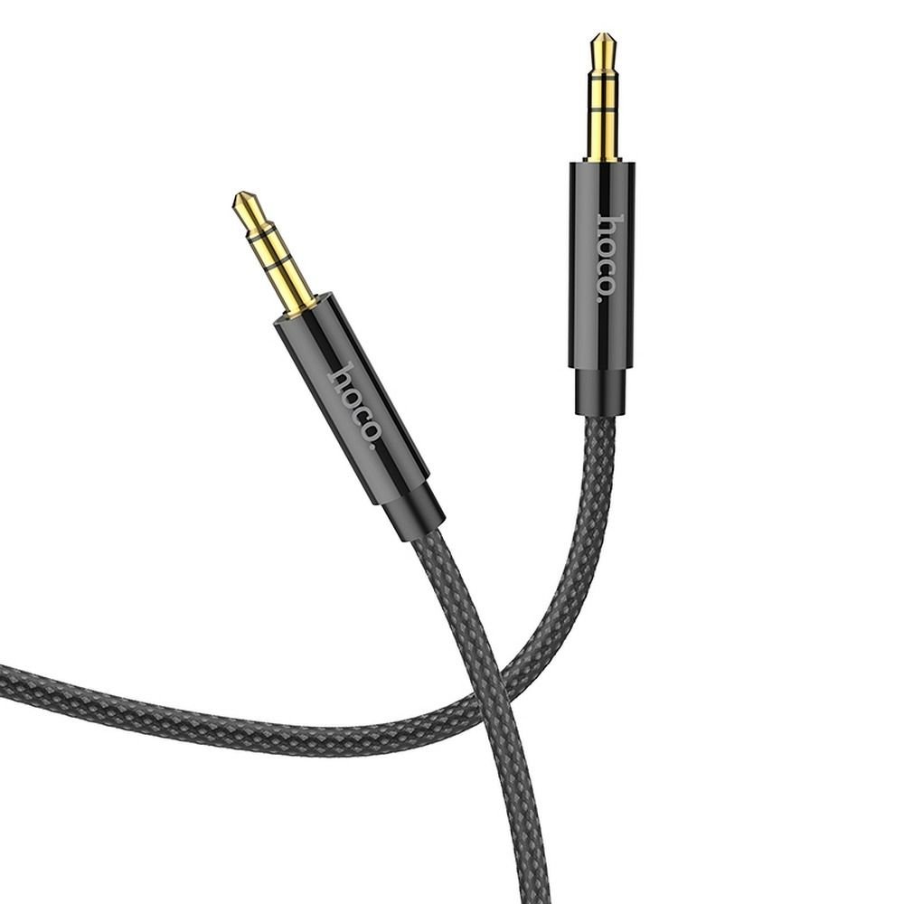 Cable AUX Jack 3,5 mm to Jack 3,5 mm Hoco 2 m UPA19 black | Tech A Break