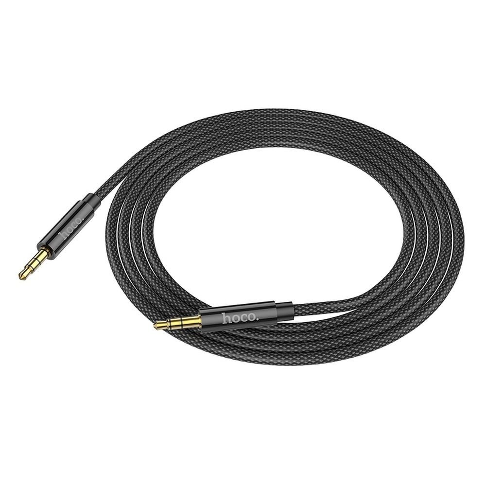 Cable AUX Jack 3,5 mm to Jack 3,5 mm Hoco 2 m UPA19 black | Tech A Break