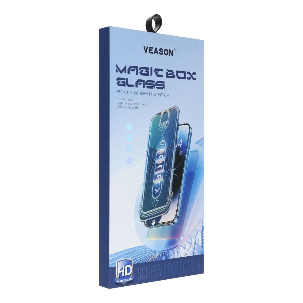 6D Pro Veason Easy-Install Glass + Applicator – for iPhone XR / 11 black | Tech A Break