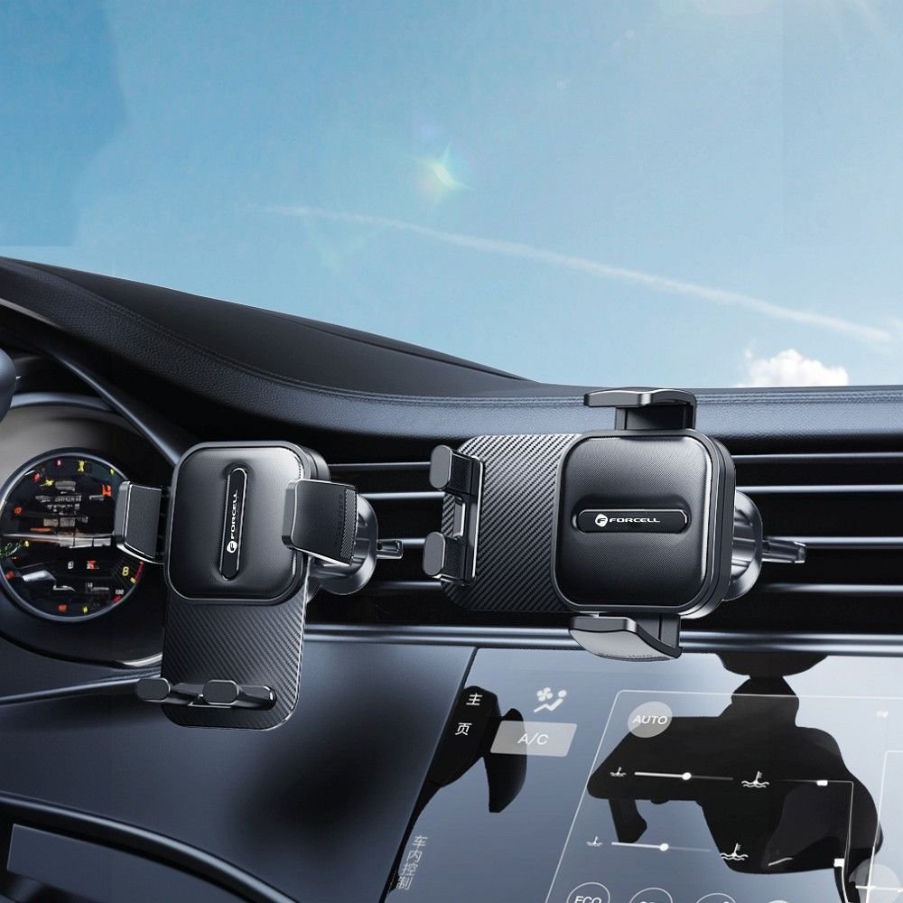 Car phone holder Forcell F-Grip Guardian AV air vent black | Tech A Break