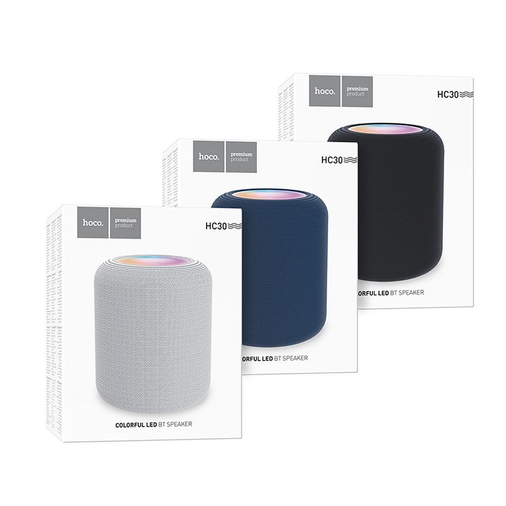 Wireless speaker LED 5W 3h Hoco HC30 black | Tech A Break