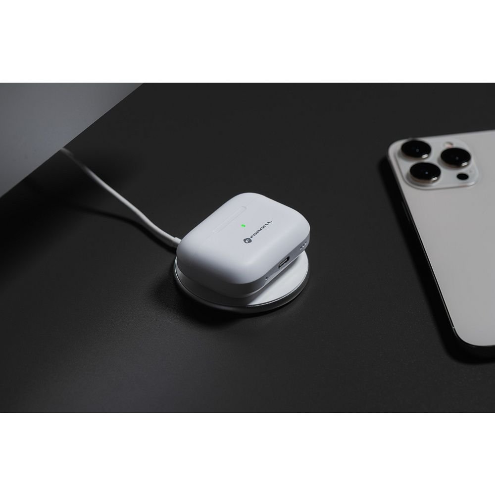 Wireless earphones Forcell F-Audio Master Pro TWS white | Tech A Break