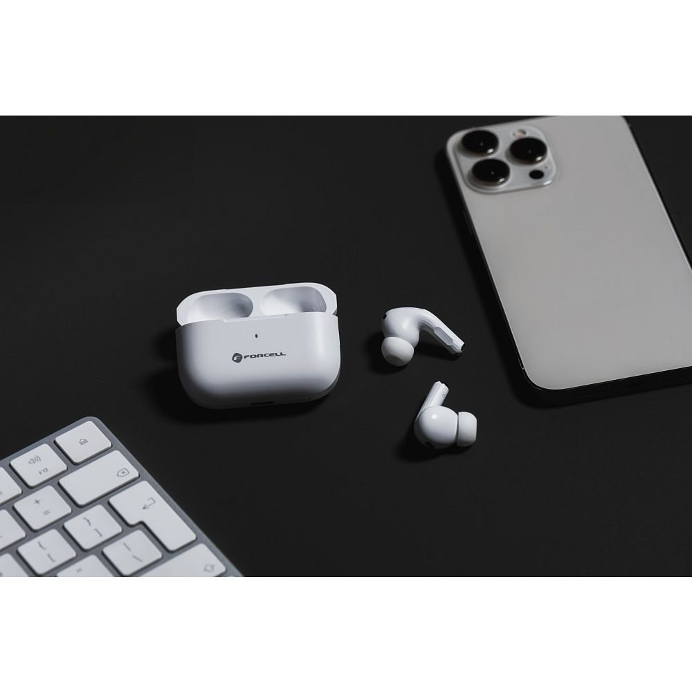 Wireless earphones Forcell F-Audio Master Pro TWS white | Tech A Break