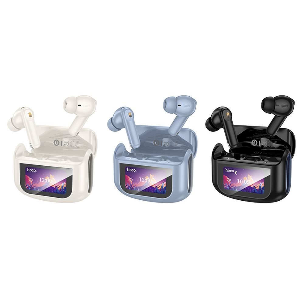Wireless earphones Hoco with touch screen TWS ANC ENC EQ21 midnight black | Tech A Break