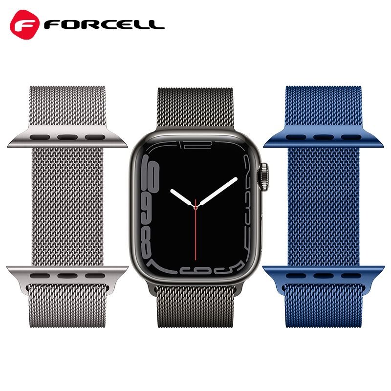 Strap to Apple Watch Forcell F-Design FA03 magnetic steel 38 / 40 / 41 mm blue | Tech A Break
