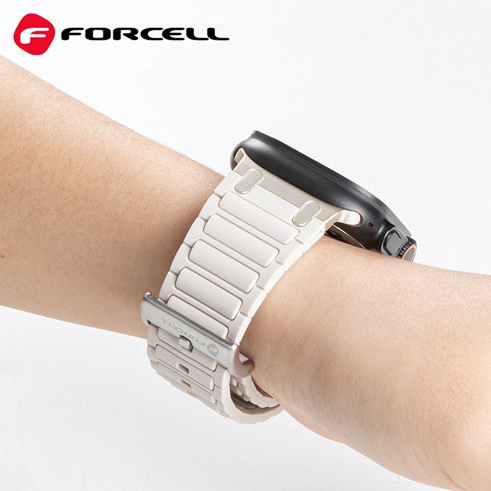 Strap to Apple Watch Forcell F-Design FA06 silicone holes 38 / 40 / 41 mm white | Tech A Break