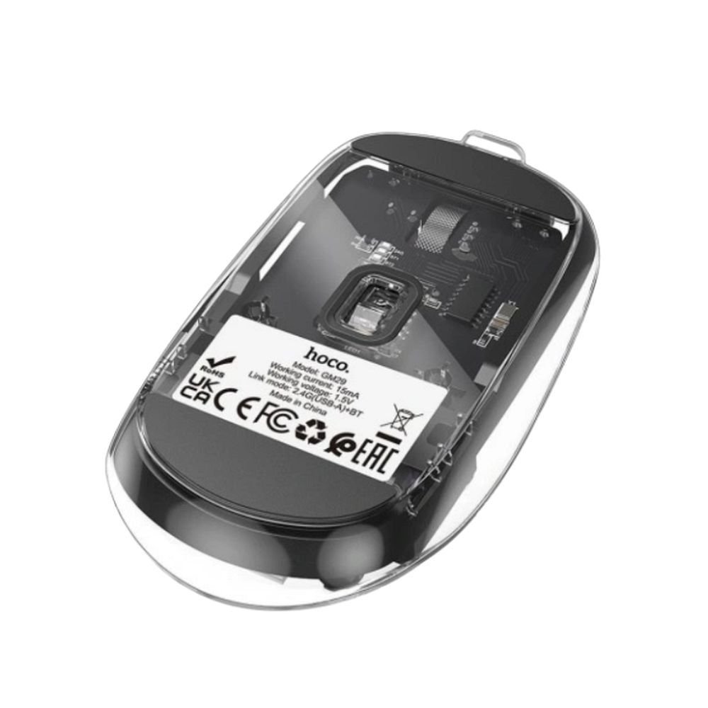 Wireless mouse Hoco 2,4G 1600 dpi GM29 dark night black | Tech A Break