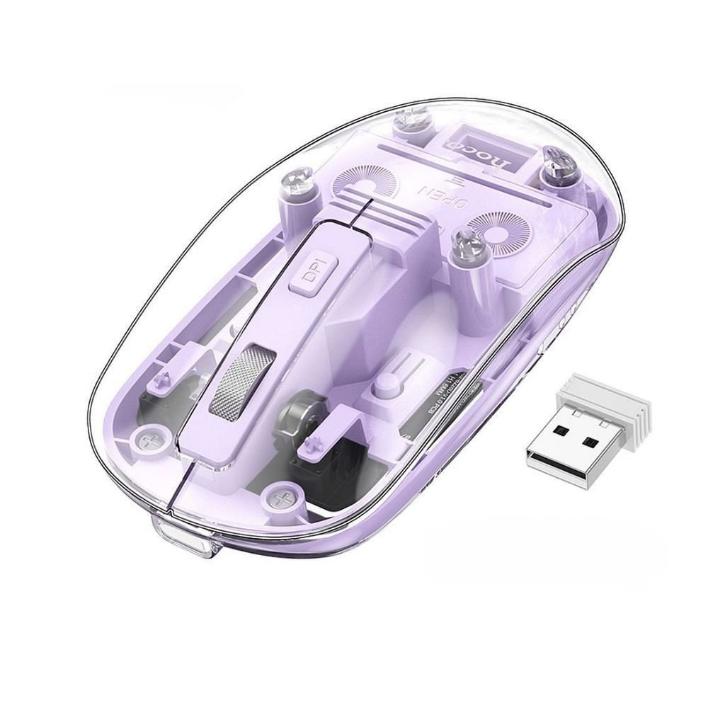Wireless mouse Hoco 2,4G 1600 dpi GM29 romantic purple | Tech A Break
