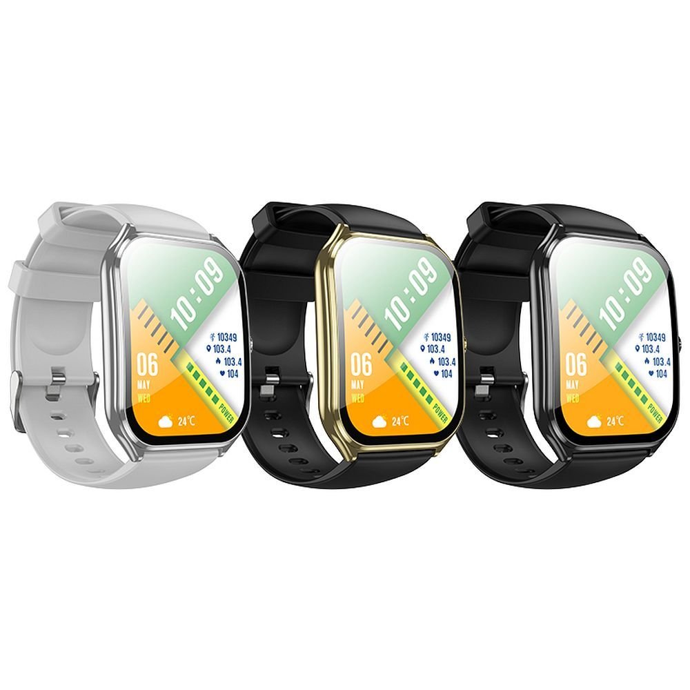 Smartwatch Hoco 1,96` AMOLED IP67 with call function Y28 silver | Tech A Break