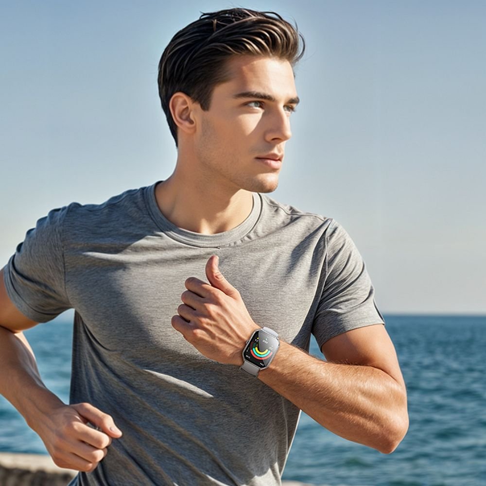 Smartwatch Hoco 1,96` AMOLED IP67 with call function Y28 silver | Tech A Break