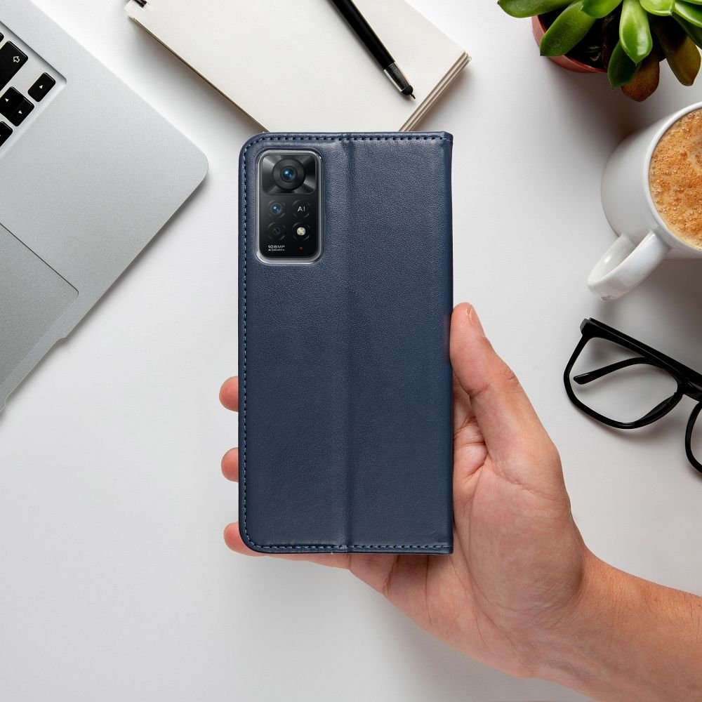 SMART MAGNETO Book case for XIAOMI Redmi Note 14 5G navy - Image 7