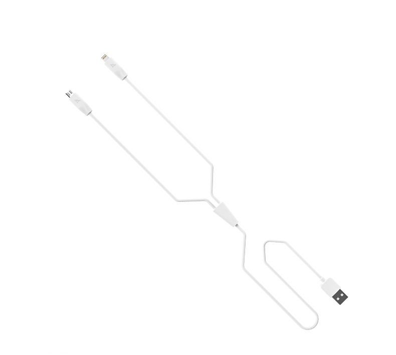 Cable USB A to Lightning Hoco 2,1A 2 m X1 white - Image 3