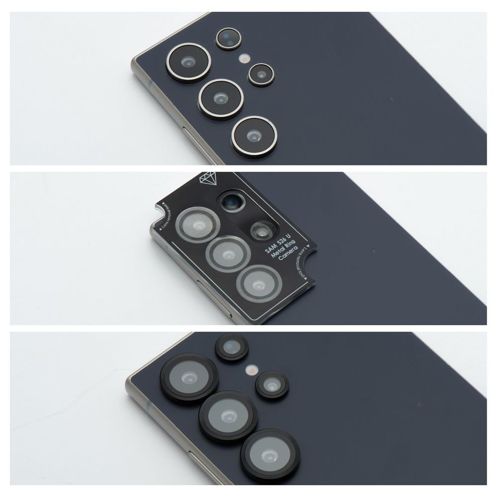 Camera Lens Protector BLUE STAR Easy Install for SAMSUNG S26 PLUS black - Image 3