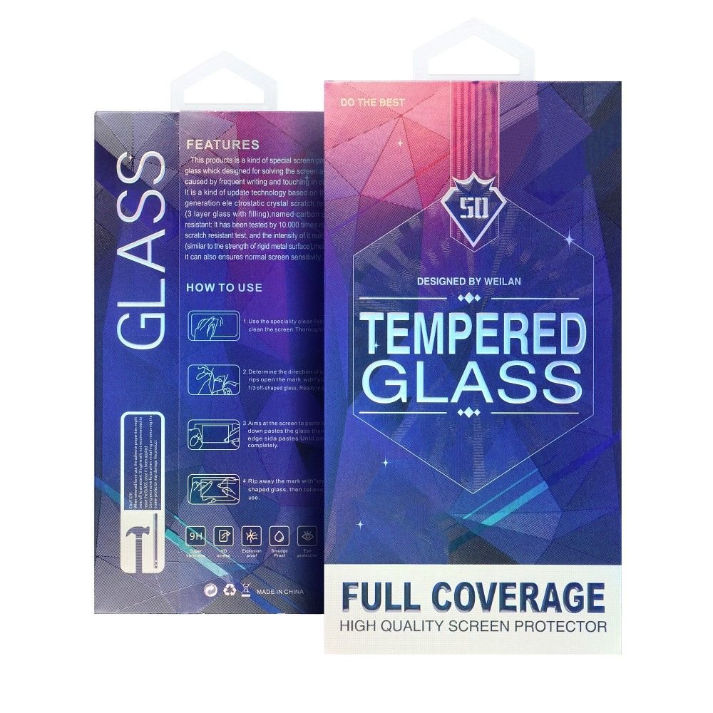 5D Full Glue Tempered Glass - for Samsung Galaxy S25 Plus / S25 Edge black - Image 2