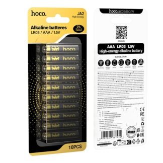 Alkaine battery LR03 (AAA) 10 pcs Hoco JA2 black