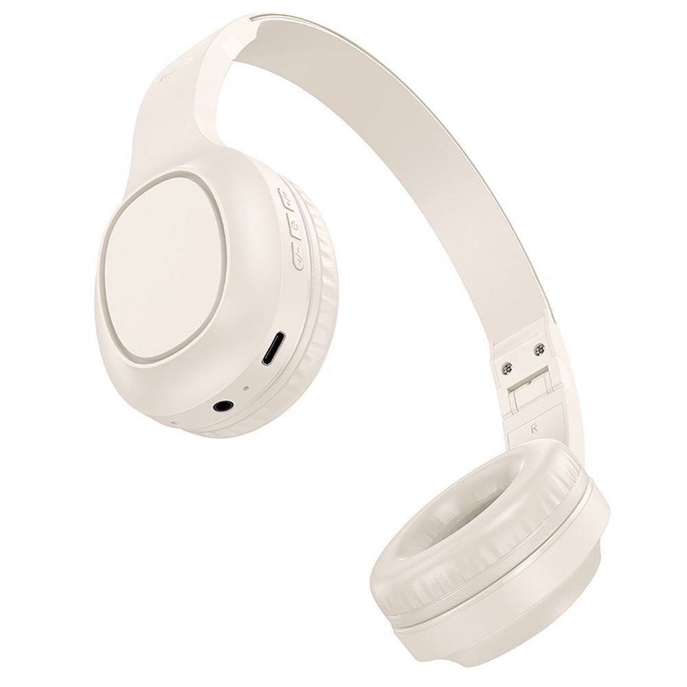 Wireless headphones Hoco W46 milky white - Image 2