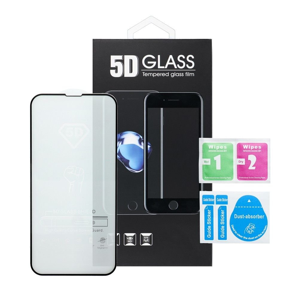 5D Full Glue Tempered Glass - for Samsung Galaxy S20 FE black - Image 4