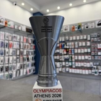 Κύπελλο Euroleague Olympiacos BC 2026 Replica με άσπρη βάση