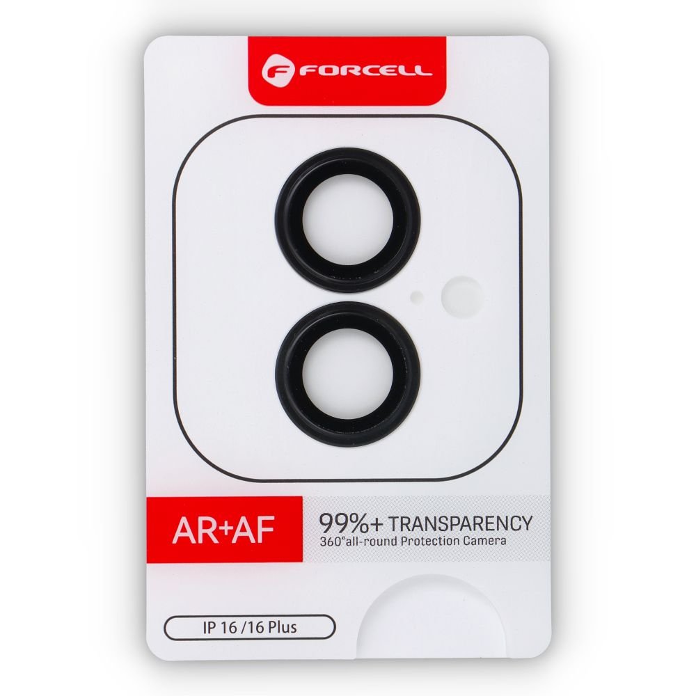 Camera glass to iPhone 16 / 16 Plus Forcell Premium black - Image 4