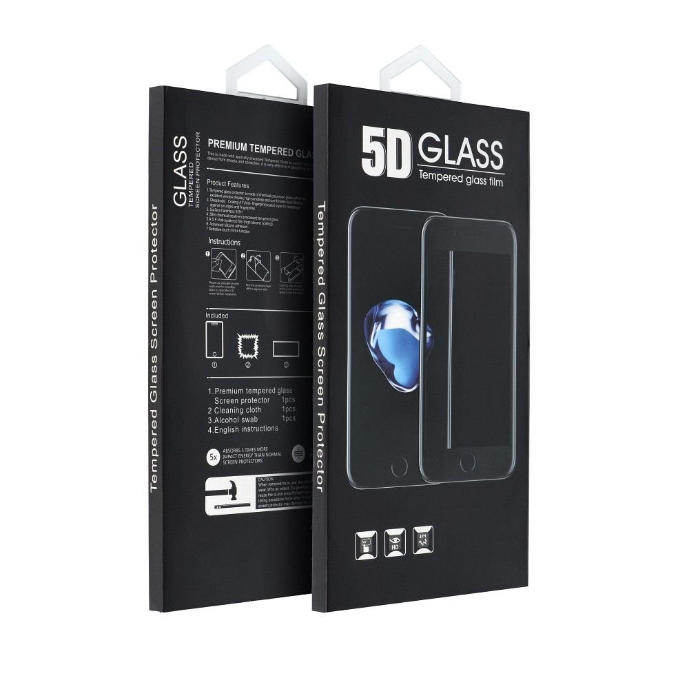 5D Full Glue Tempered Glass - for Samsung Galaxy A13 4G / A13 5G / A04s black