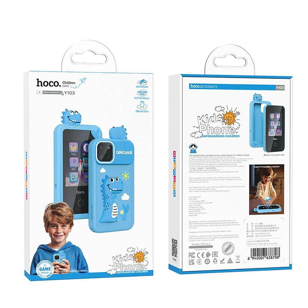 Phone for kids Hoco 2,8` Y103 blue - Image 6