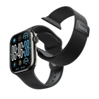 Hoco Y42 Smartwatch με Παλμογράφο (Μαύρο)