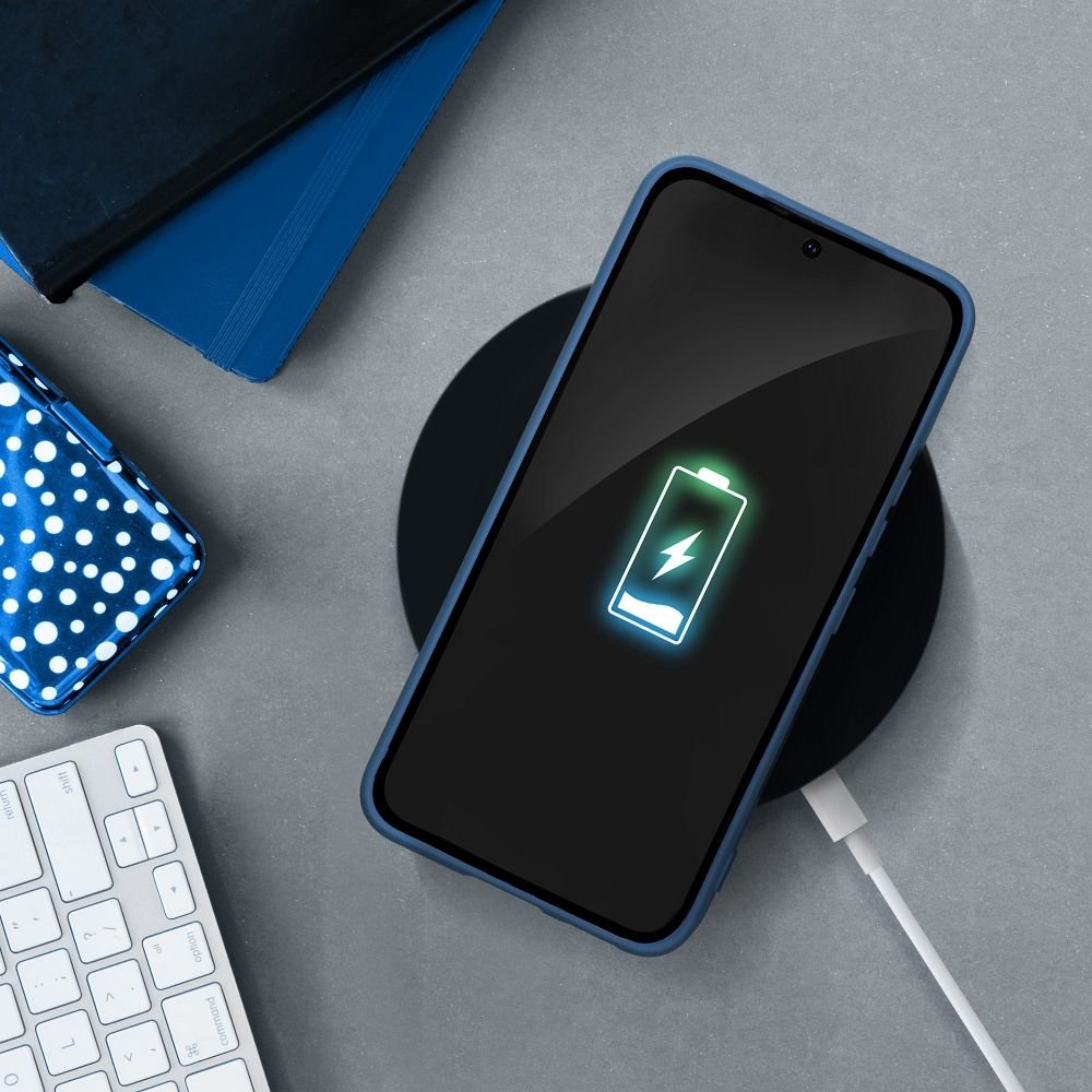 Case for Samsung A57 5G Silicone blue - Image 9